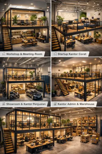 Mezzanine Ruang Kantor di Bogor Barat
